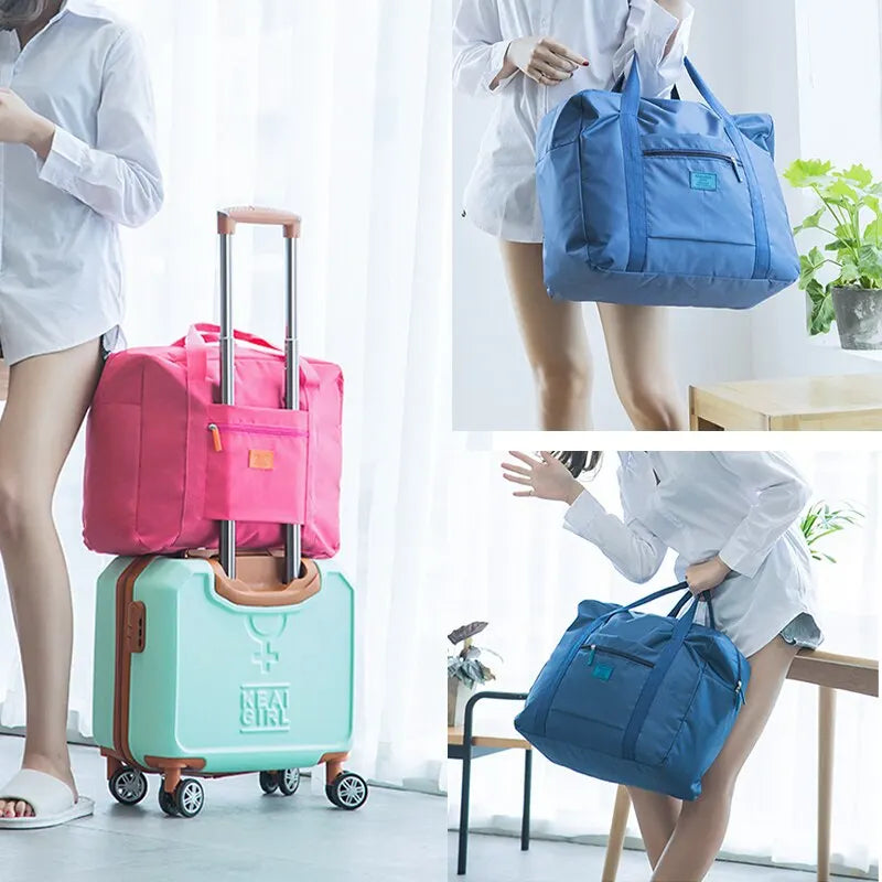 Foldable Travel Duffel Bag Lightweight Travel Bag for Women and Men