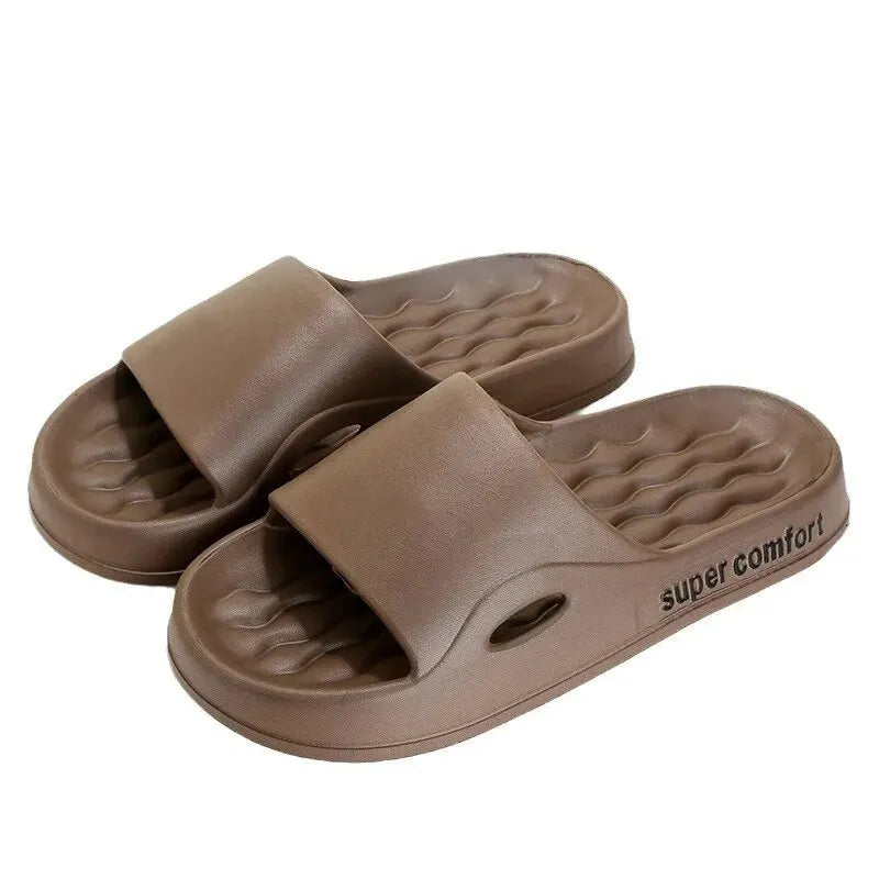 Thick Platform Slippers for Women Home Soft Sole Pillow Slides Sandals