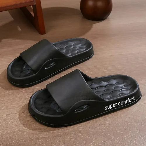 Thick Platform Slippers for Women Home Soft Sole Pillow Slides Sandals