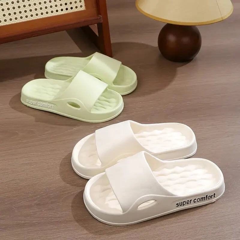 Thick Platform Slippers for Women Home Soft Sole Pillow Slides Sandals