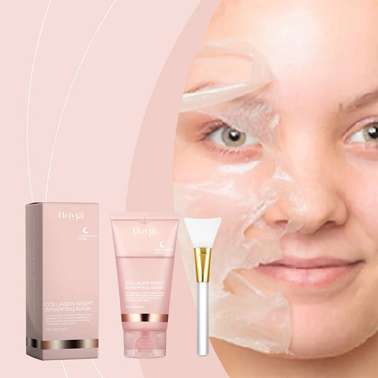 75g Collagen Night Wrapping Peel Off Mask Facial Moisturizing Brighten